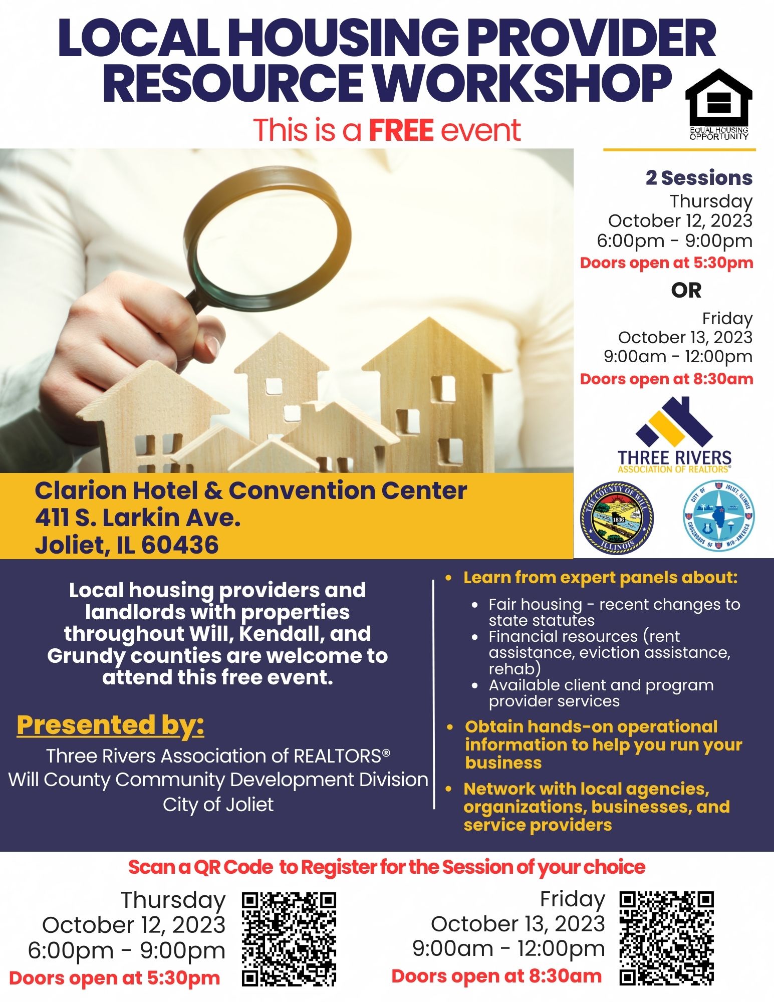 Final Flyer - Local Housing Provider Workshop