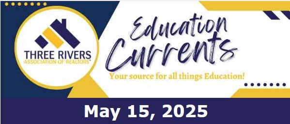 TRAR Education Newsletter – May 15, 2025